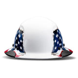LIFT Safety HDF-24AF DAX Carbon Fiber Full Brim Hard Hat - American Flag