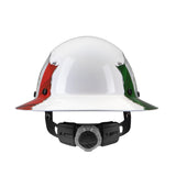 Lift Safety HDF-25MF DAX Mexican Flag Full Brim Hard Hat