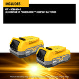 DeWalt DCBP034-2 20V MAX DEWALT POWERSTACK COMPACT BATTERY (2 PK)