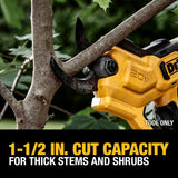 DeWalt DCPR320B 20V MAX* 1-1/2 in. Cordless Pruner (Tool Only)