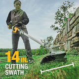 DEWALT DCST922B 20V MAX Cordless 14 in. Folding String Trimmer (Tool Only)