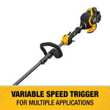 DeWalt DCST970X1S 15 in. 60-Volt MAX Lithium-Ion Cordless FLEXVOLT Brushless String Grass Trimmer with One 3.0 Ah Battery and Charger