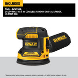 DeWalt DCW210B 20V MAX* XR 5 IN. BRUSHLESS CORDLESS VARIABLE-SPEED RANDOM ORBITAL SANDER (TOOL ONLY)