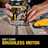DeWalt DCW600B 20V MAX XR Brushless Cordless Compact Router