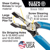 KLEIN K12035  Klein-Kurve Heavy-Duty Wire Stripper 8-20 AWG