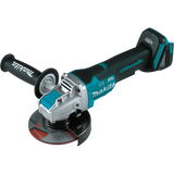 Makita XAG26Z 18V LXT Lithium‑Ion Brushless Cordless 4‑1/2” / 5" Paddle Switch X‑LOCK Angle Grinder, with AFT, Tool Only